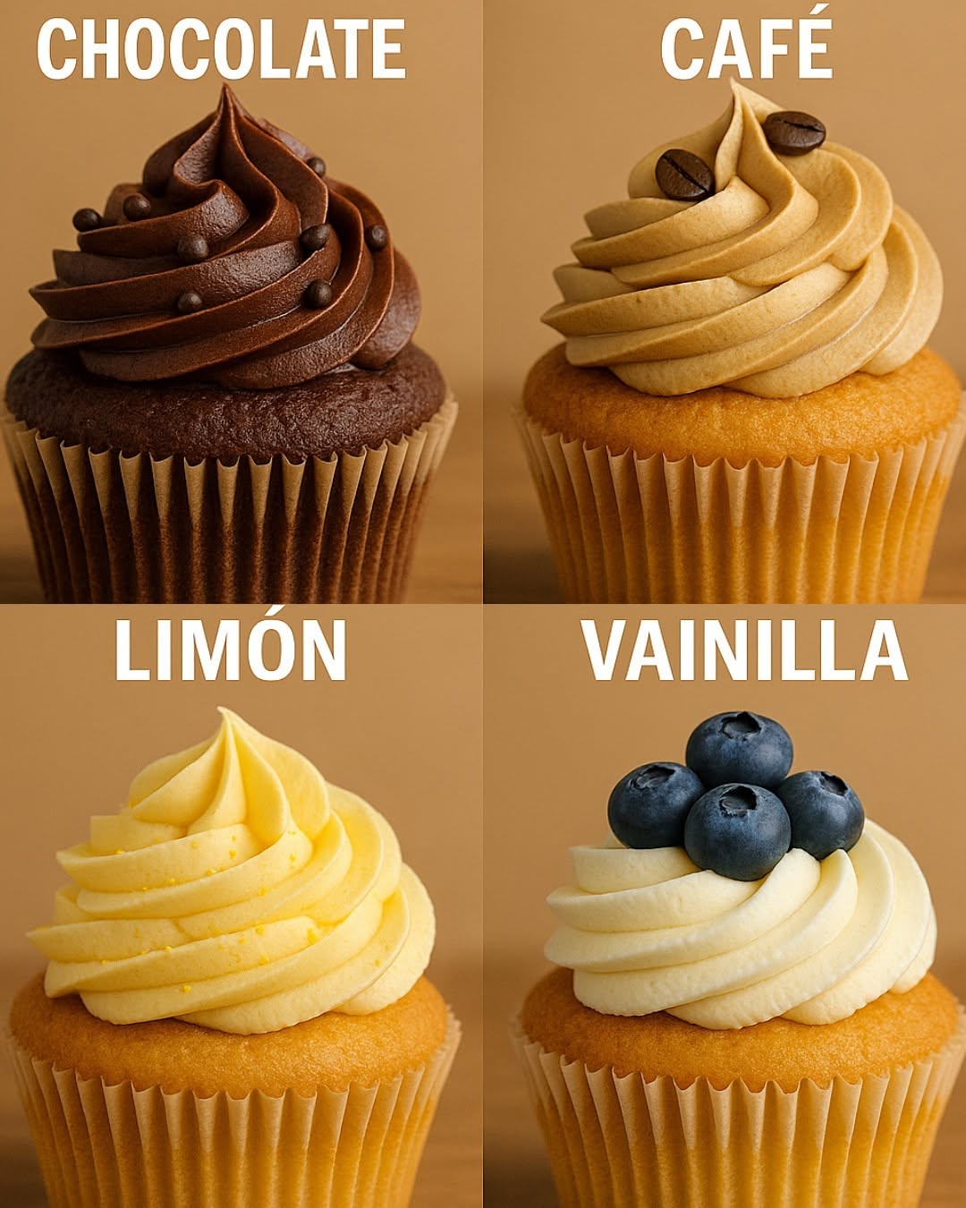 TE ENSEÑO 4 RECETAS  DE CREMAS FÁCILES PARA TUS CUPCAKES