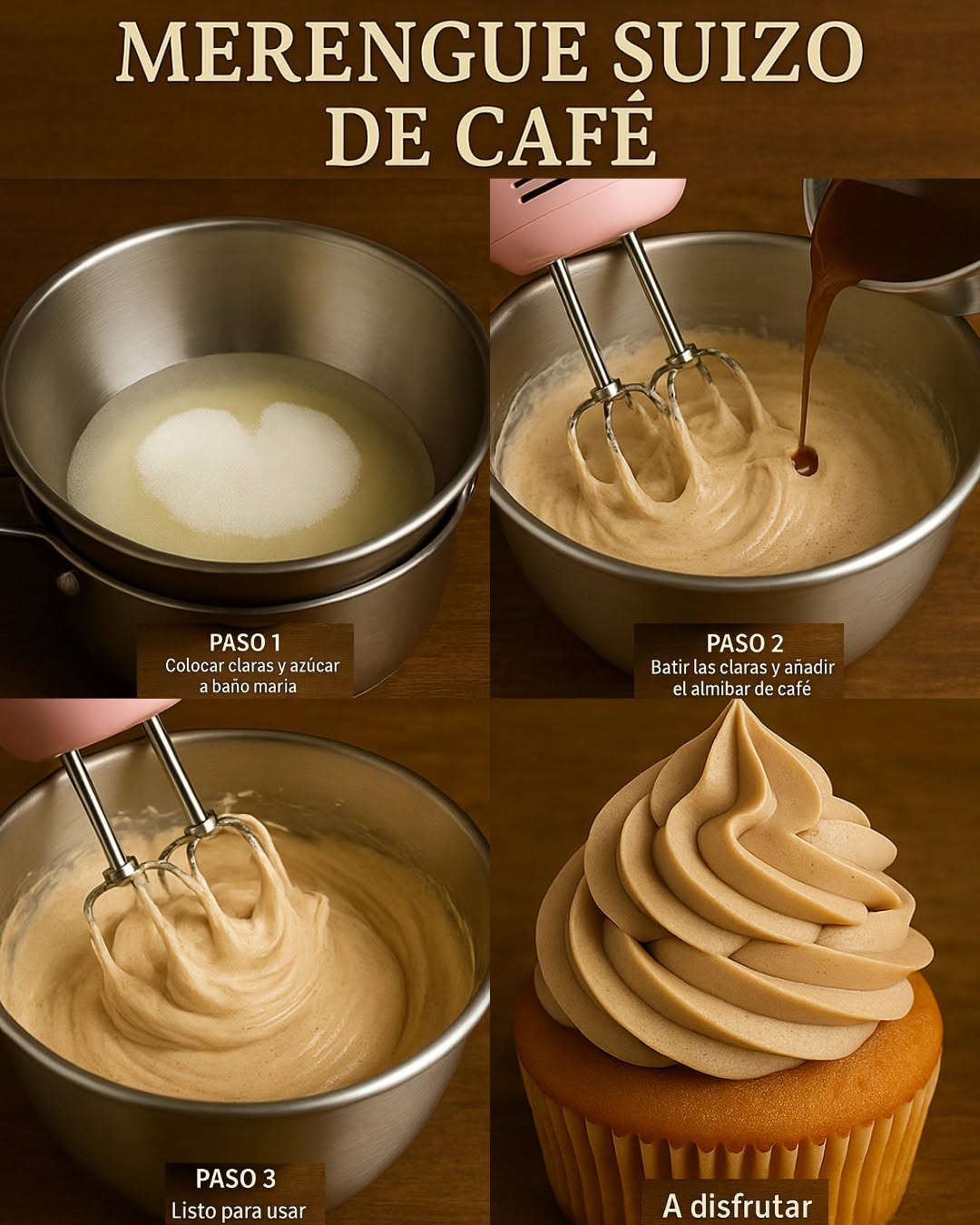 MERENGUE SUIZO DE CAFÉ