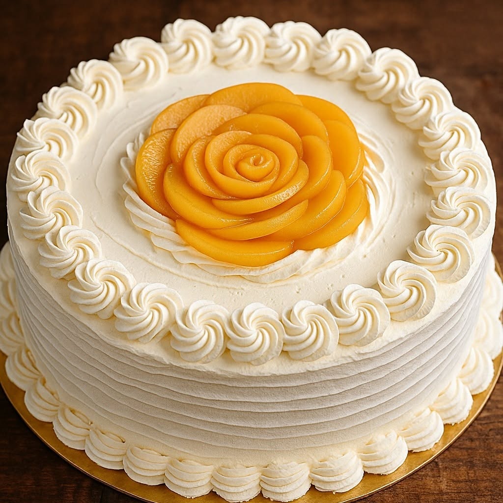 Te comparto mi receta de torta de Durazno (rinde para 30 personas)