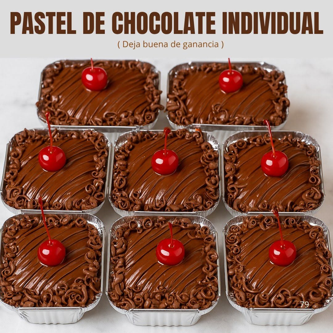 PASTEL DE CHOCOLATE INDIVIDUAL