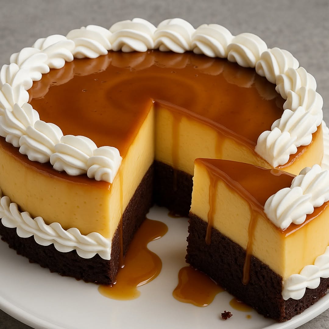 TORTA DE FLAN (rinde para 20 personas)