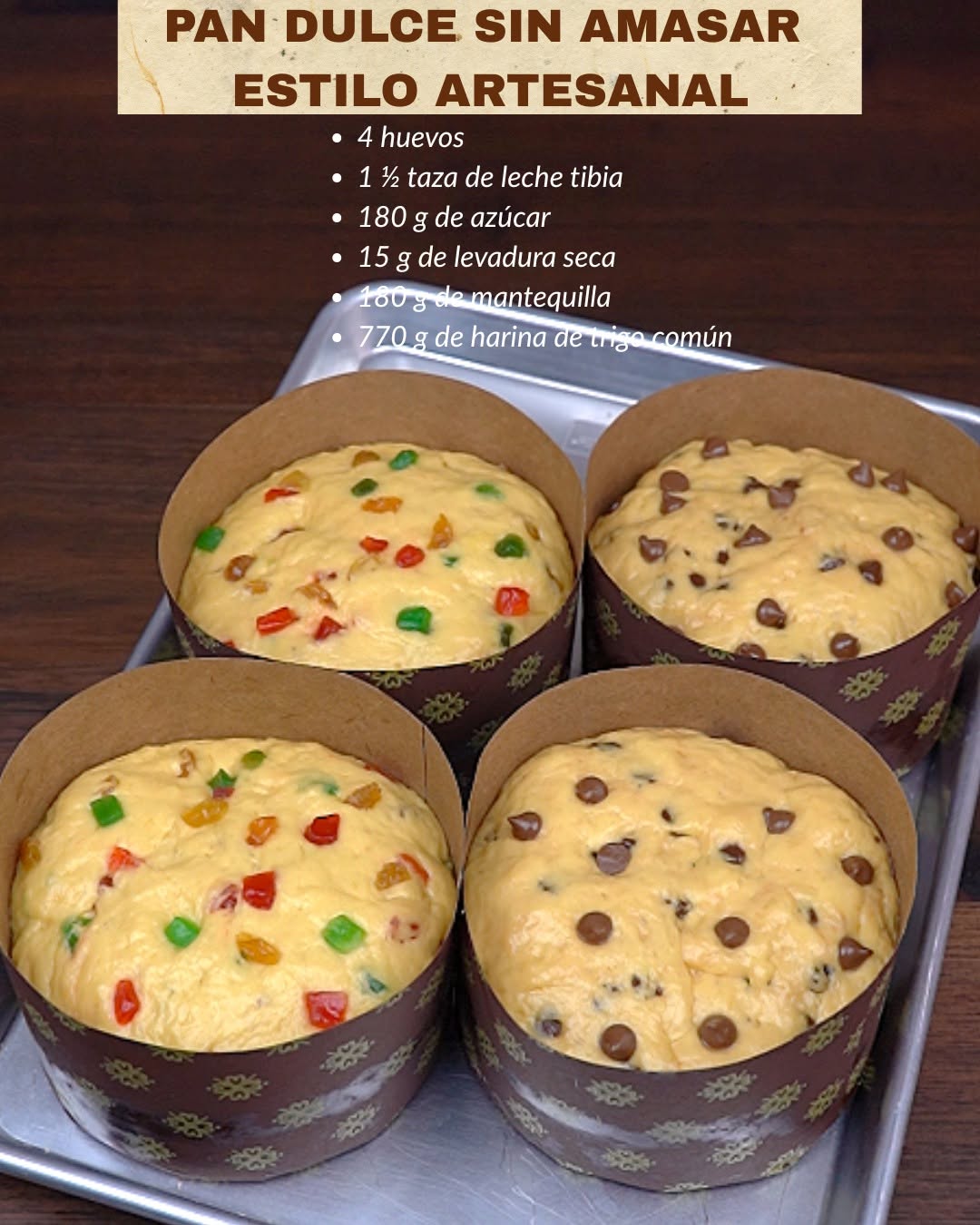 No hay que esperar a Navidad para compartir un pan dulce