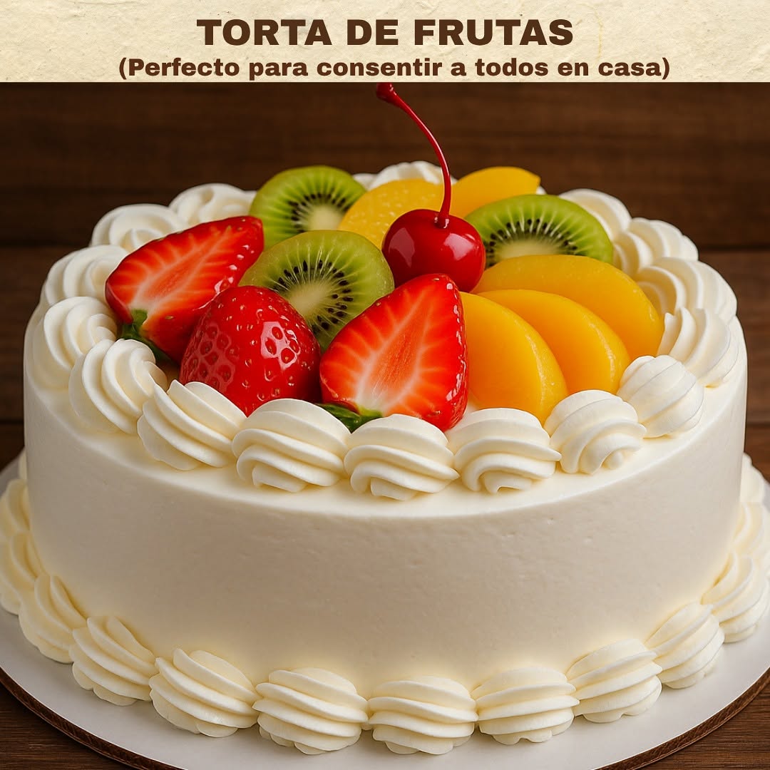 TORTA DE FRUTAS (Perfecto para consentir a todos en casa)