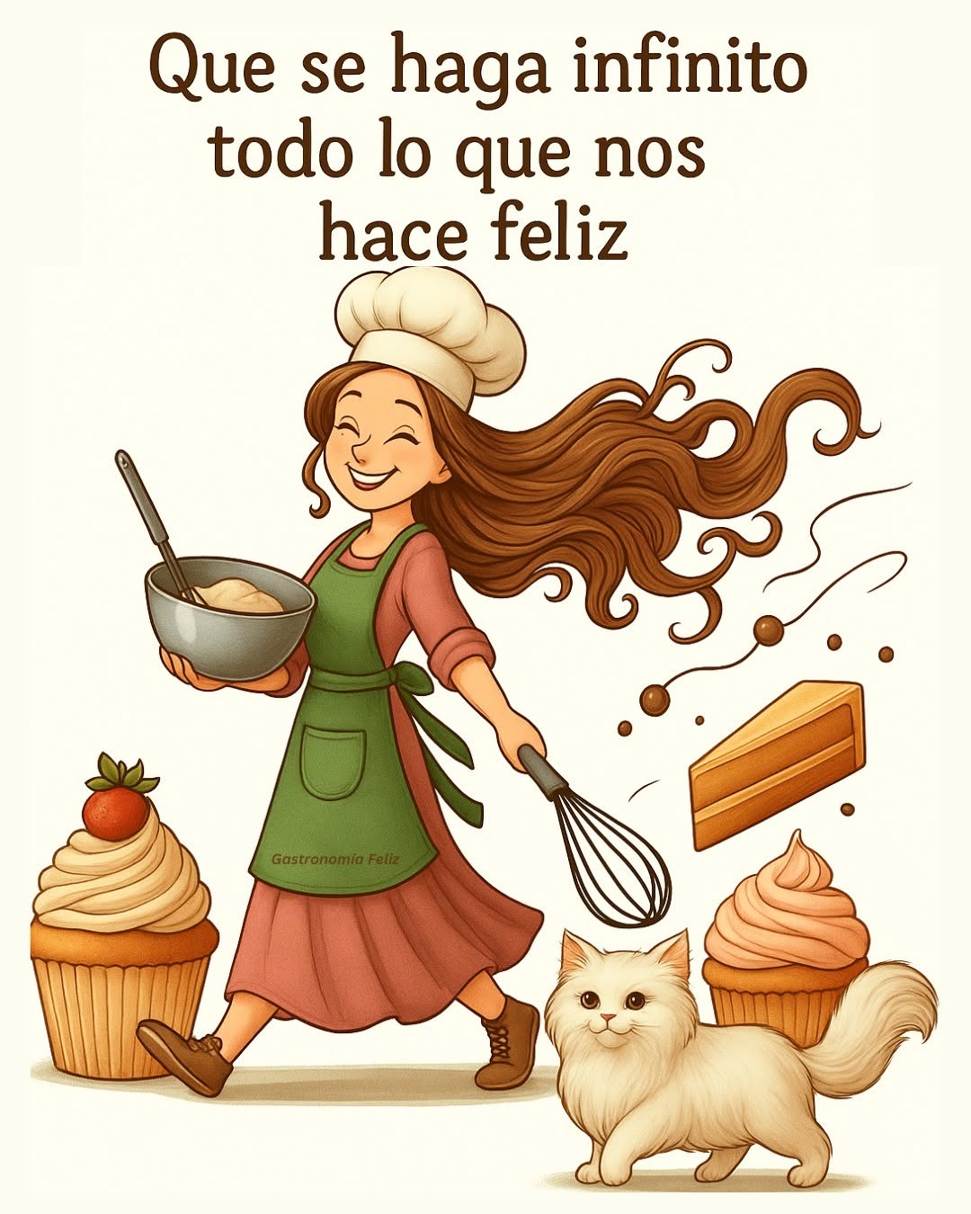 "Que se haga infinito todo lo que nos hace feliz ❤"