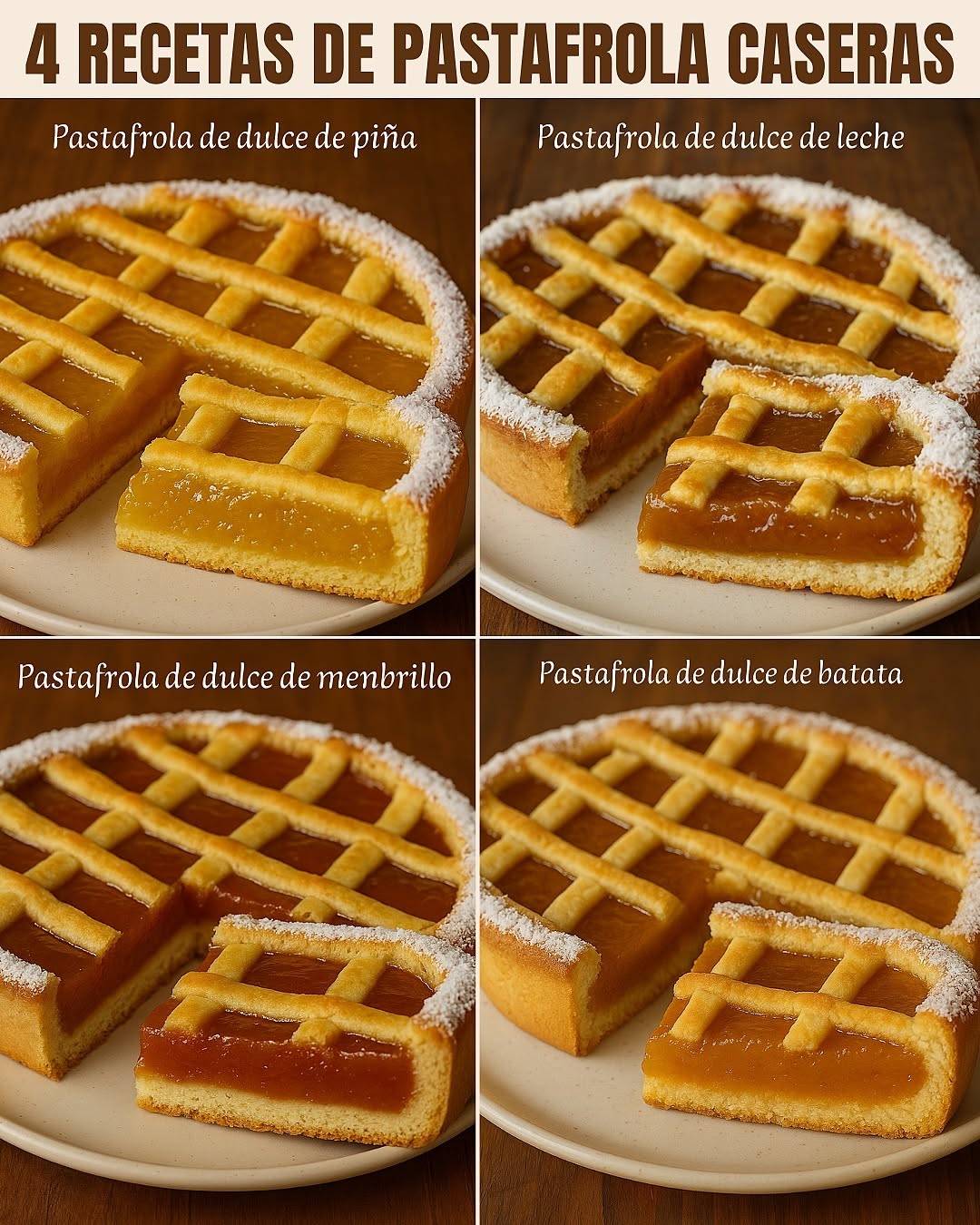 Te regalo 4 recetas de Pastafrola Caseras para disfrutar en familia