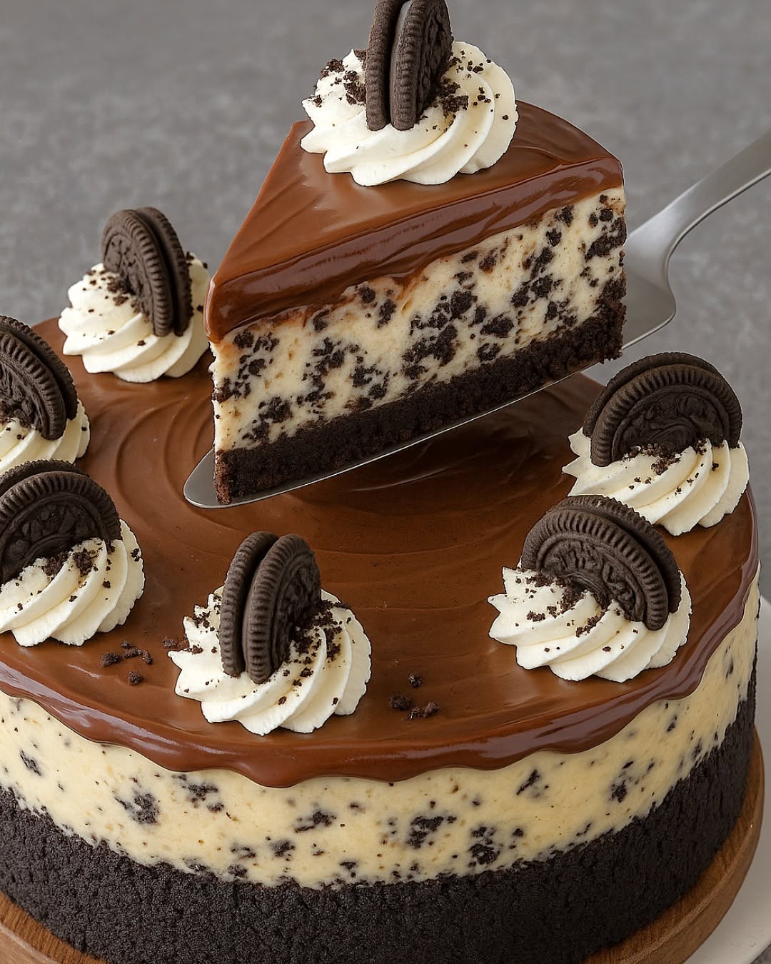 El verdadero cheesecake de Oreo (suave, cremoso y llena de oreo)
