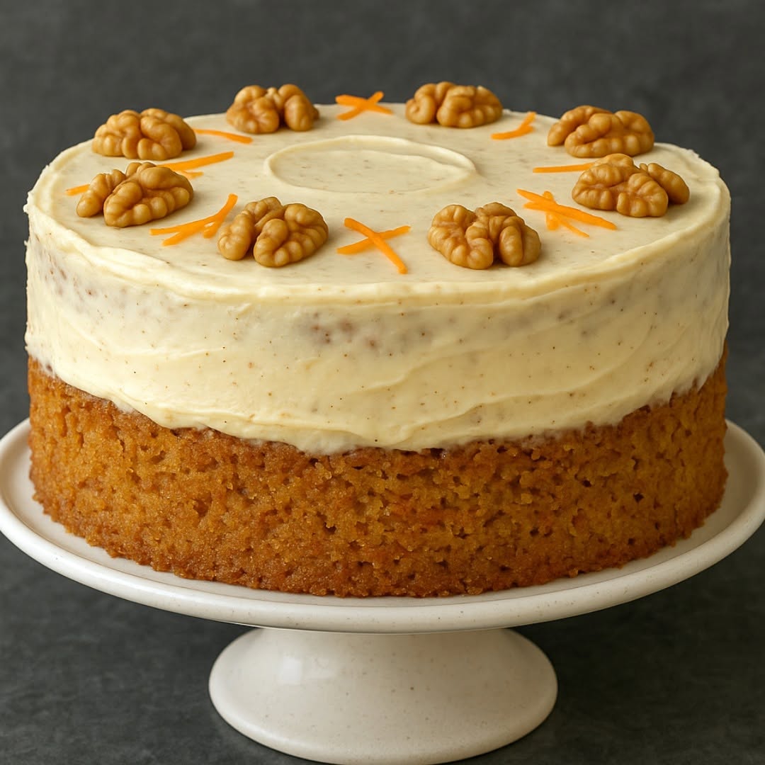 TORTA SALUDABLE DE ZANAHORIA (sin Gluten y sin azúcar)