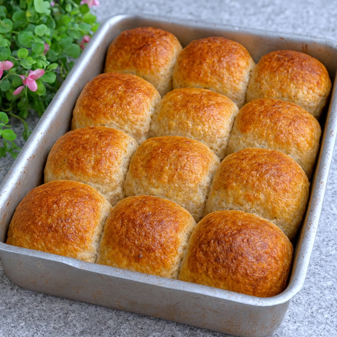PAN INTEGRAL DE CUCHARA Fácil y No necesita amasar