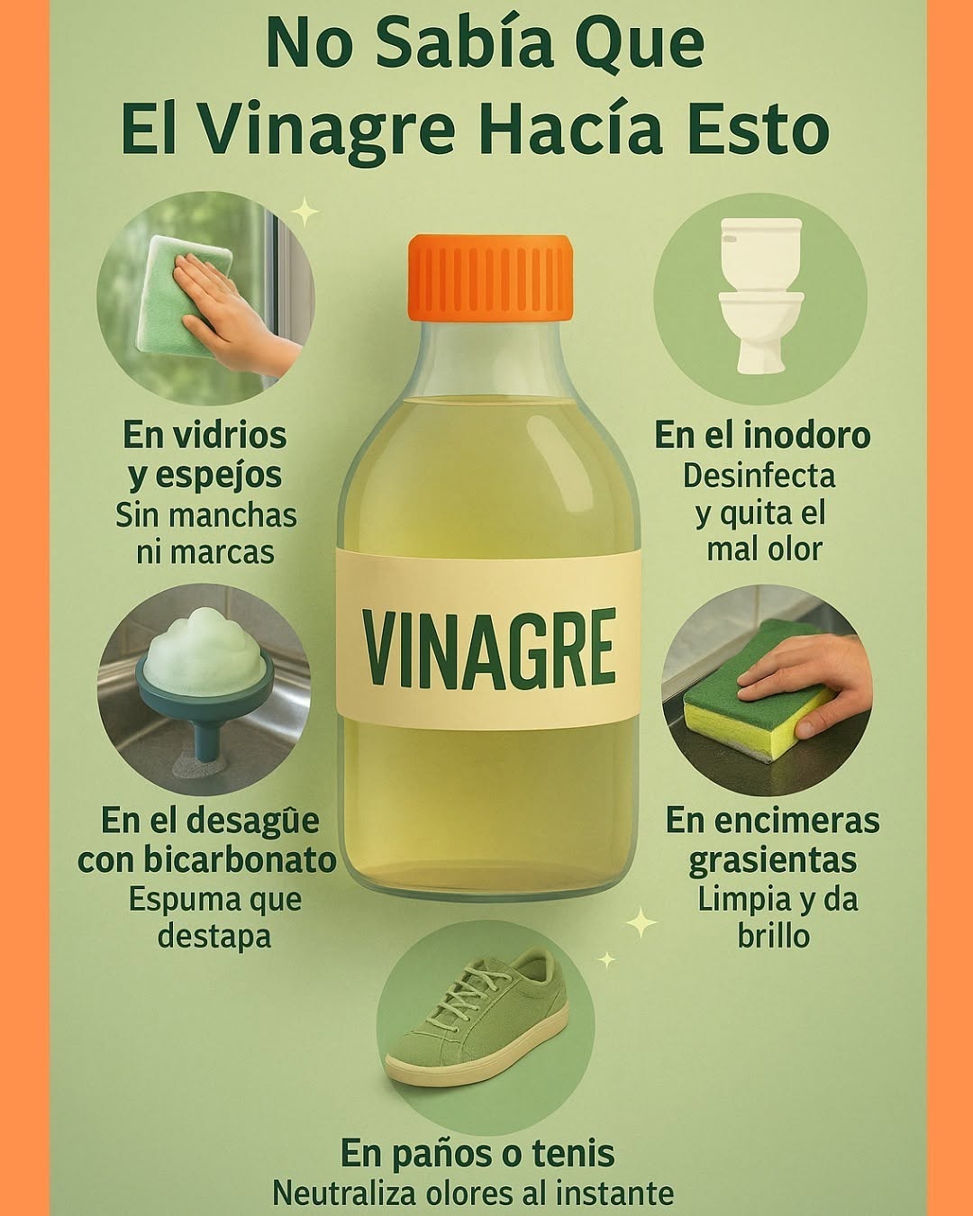 No sabía que el vinagre hiciera esto