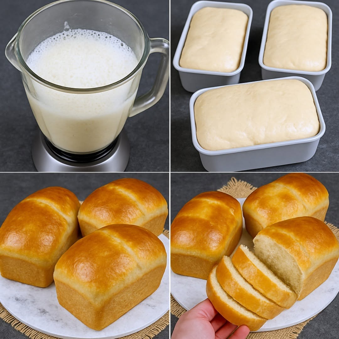 Pan de Licuadora No necesita amasar