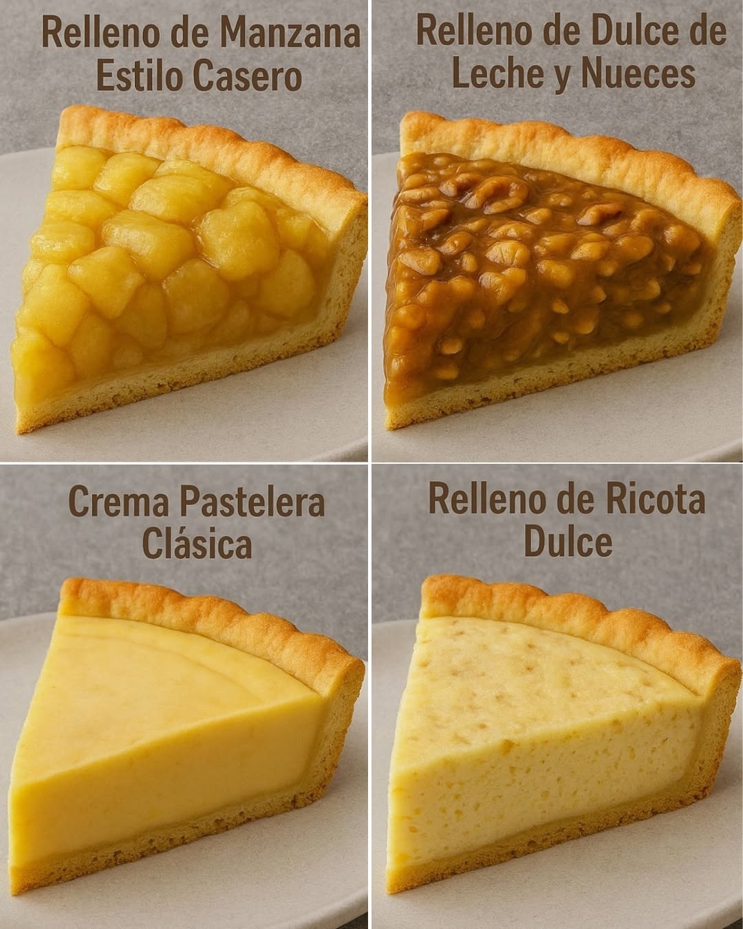 4 EXQUISITAS RECETAS DE RELLENOS PARA TARTAS DULCES 