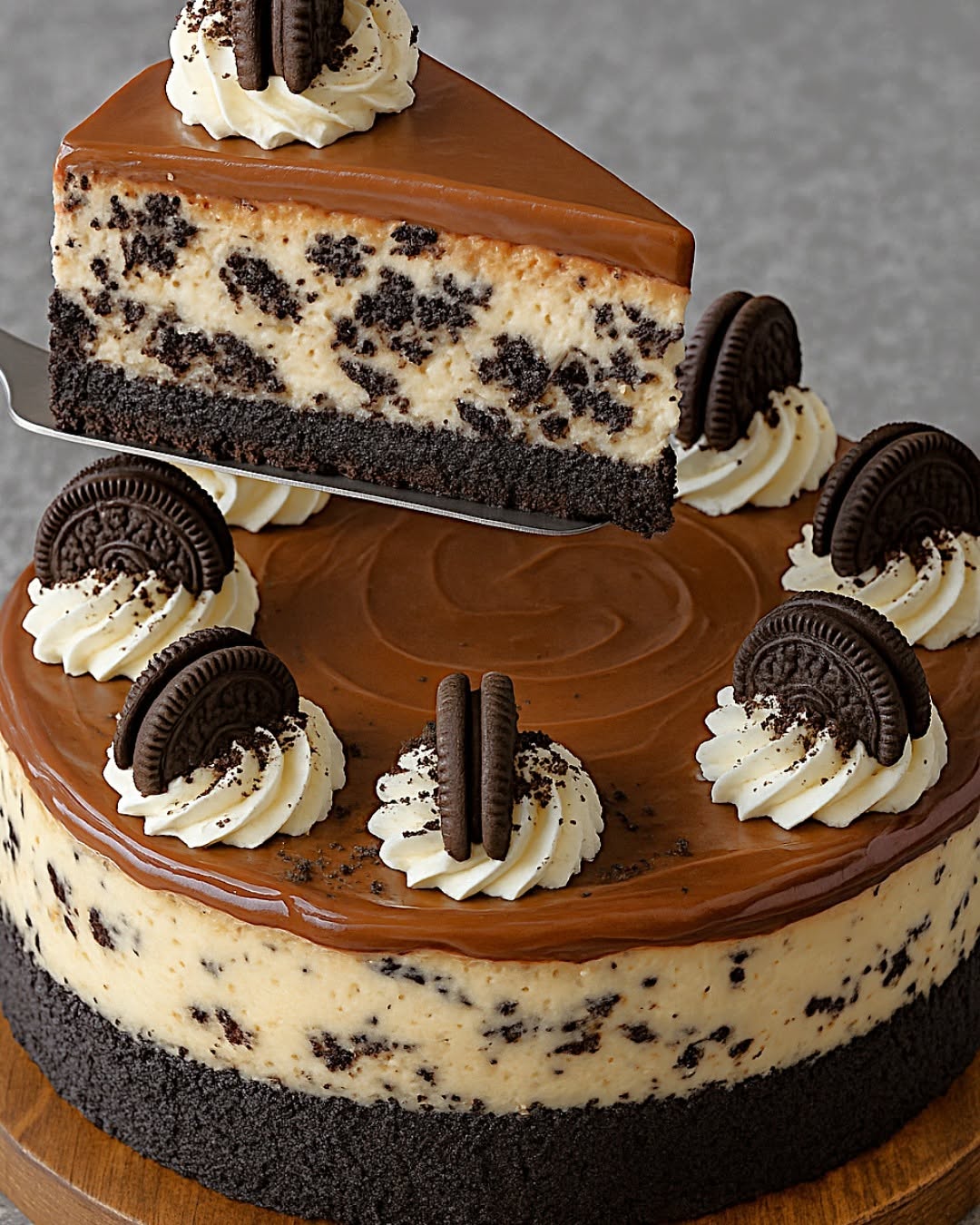 El verdadero cheesecake de Oreo (cremoso y sin horno)
