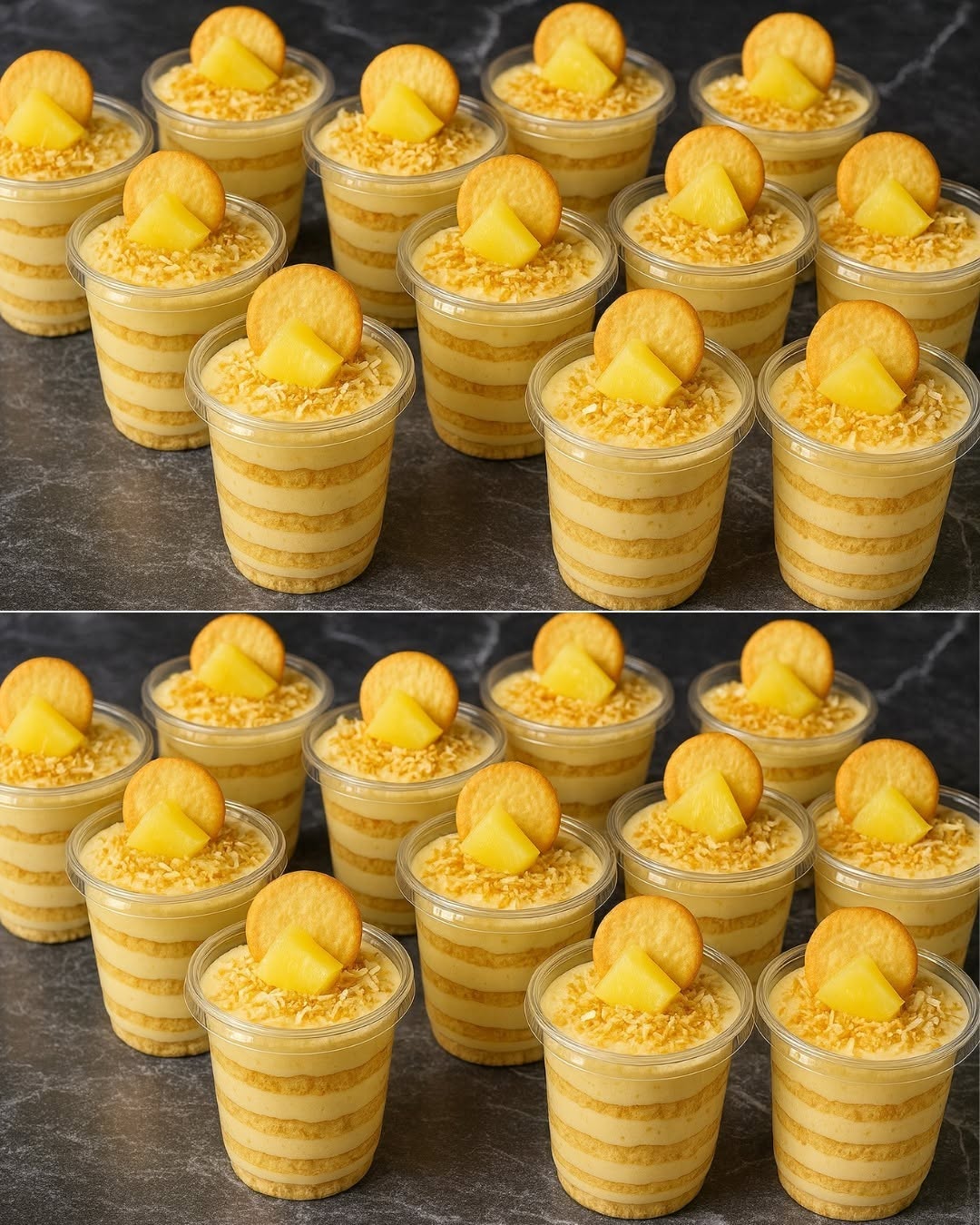 POSTRE DE PIÑA 🍍 FÁCIL DE HACER