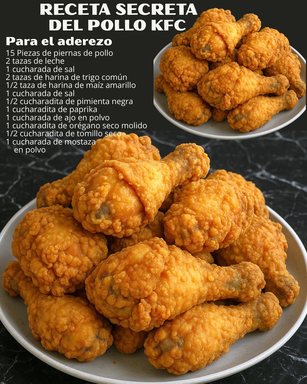 RECETA SECRETA DEL POLLO KFC