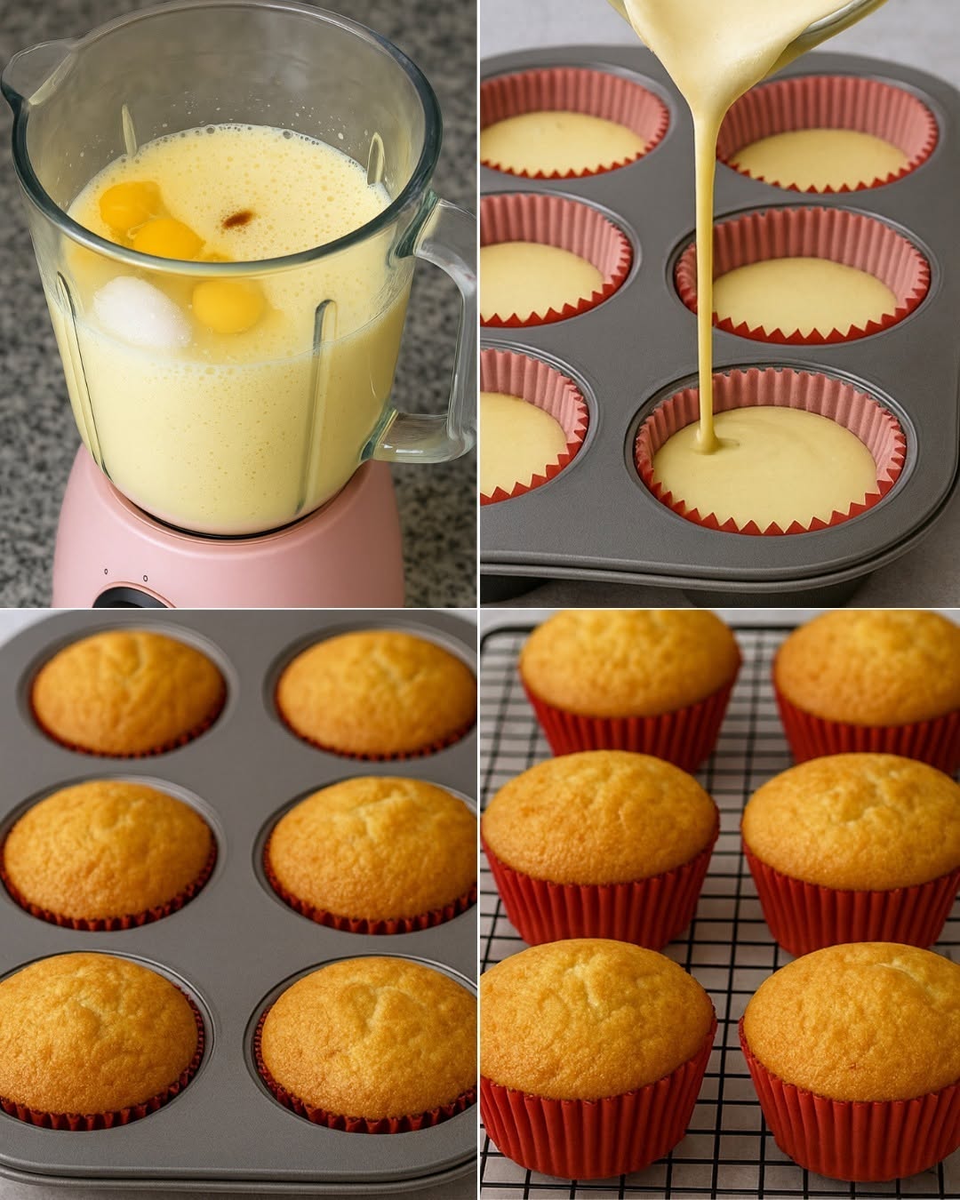 🧁 Mantecadas Fáciles en Licuadora 🧁