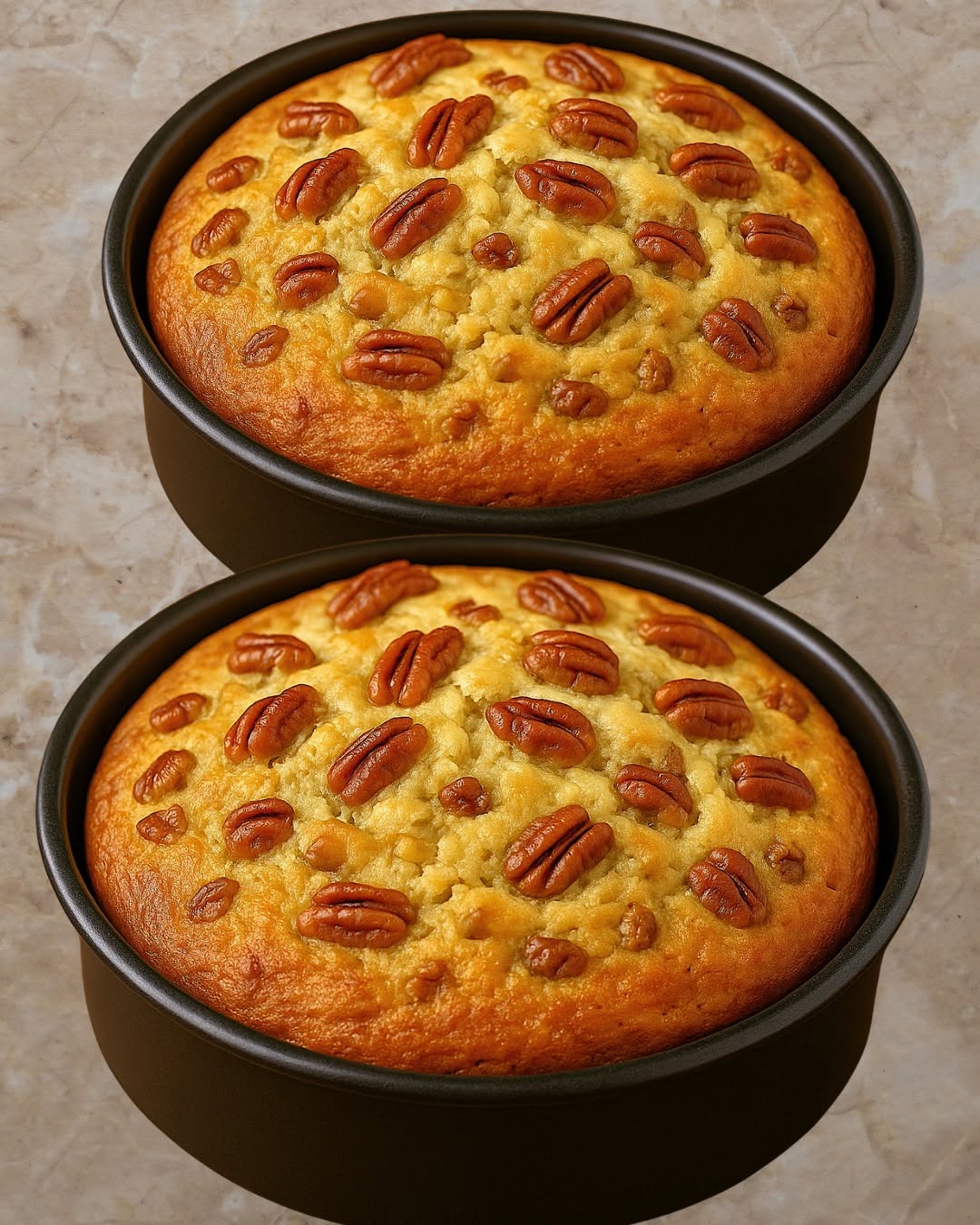 PASTEL CASERO DE NUECES 