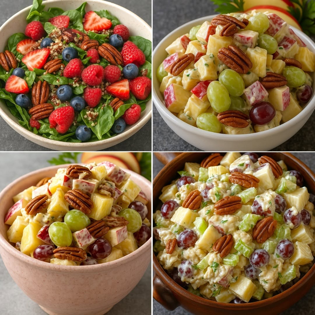 TE DOY 4 RECETAS SECRETAS DE ENSALADAS SALUDABLES Y CASERAS