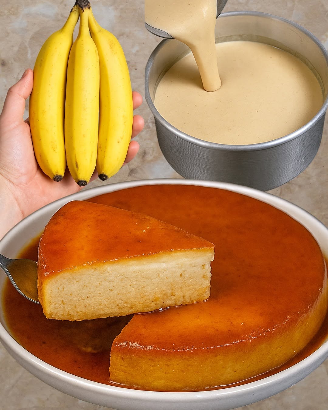 Mezcla plátano y leche