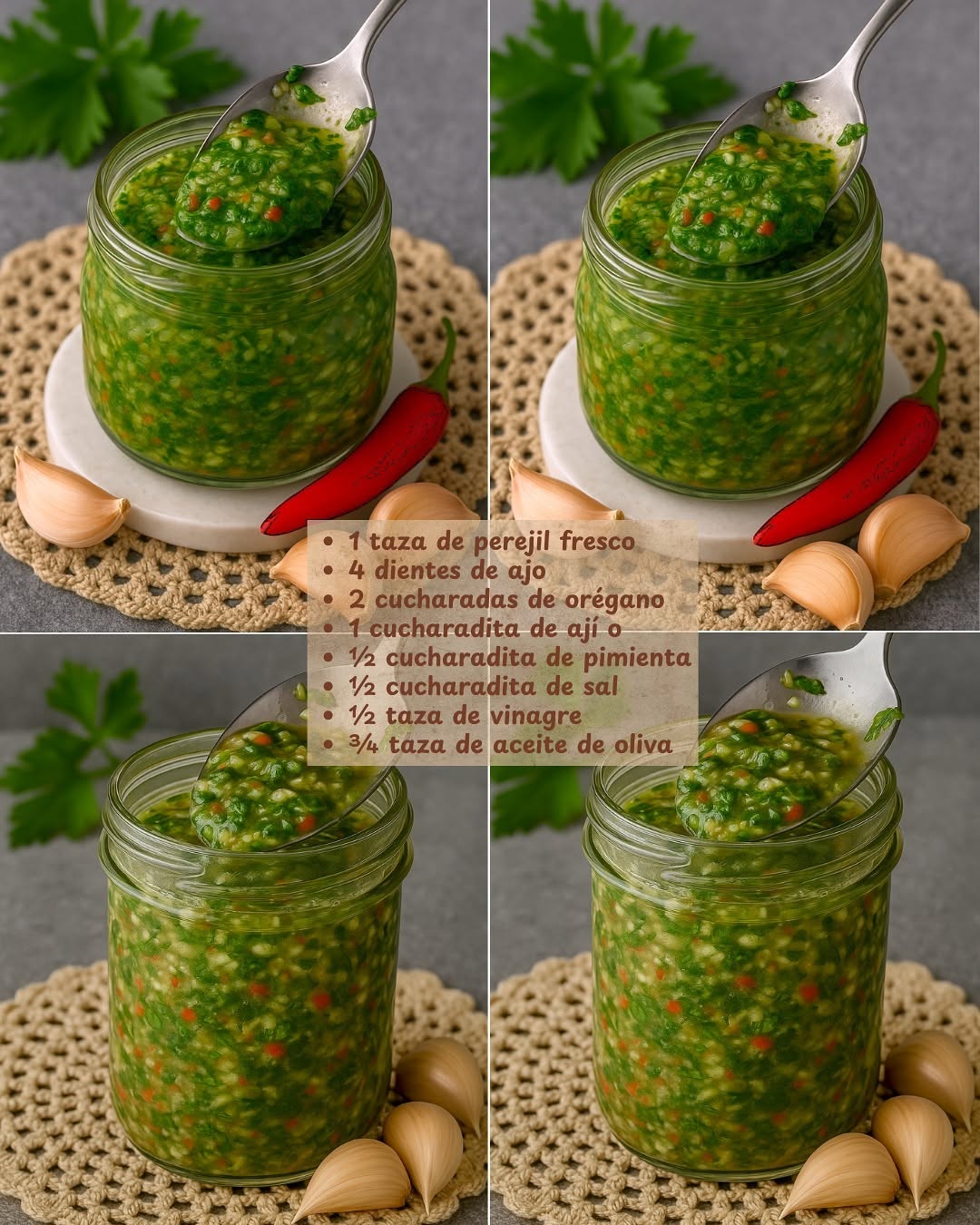 🌿🧄 ASÍ HAGO MI SALSA CHIMICHURRI CASERO 🌿🧄