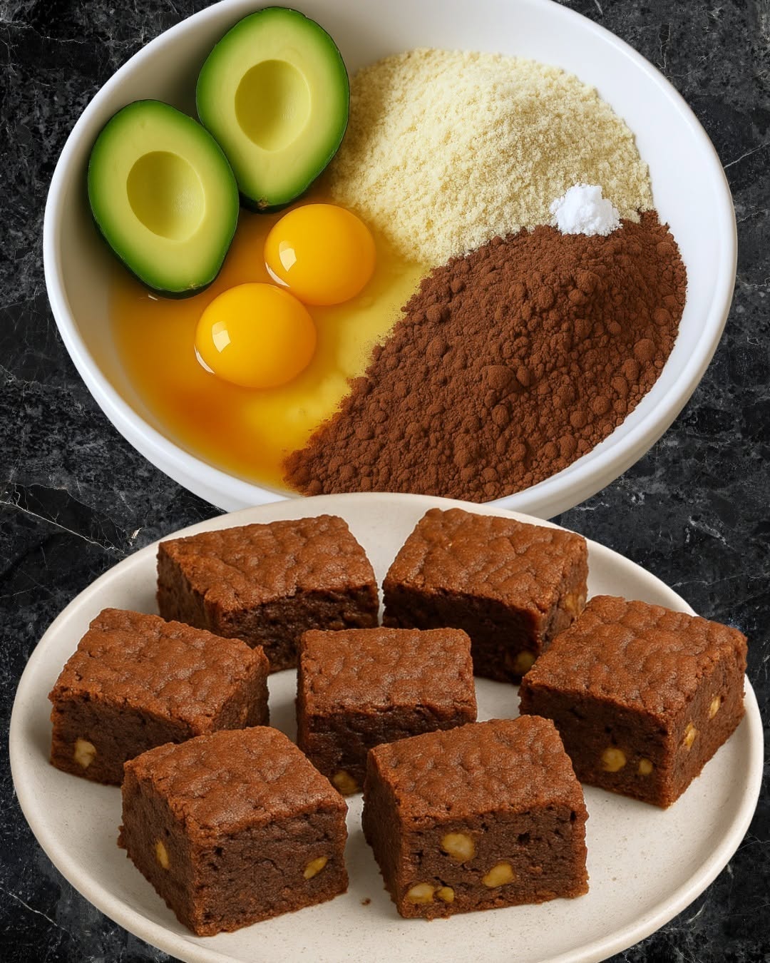 Guárdala, porque esta receta te va a salvar Brownies de Aguacate Saludable (sin gluten)🥑
