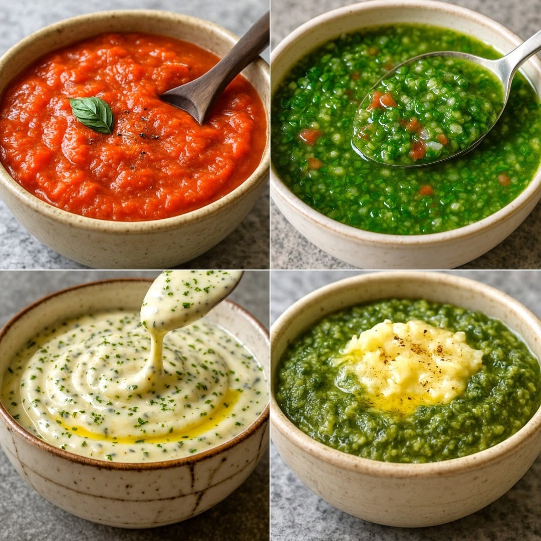 4 RECETAS SECRETAS DE SALSAS CASERAS 