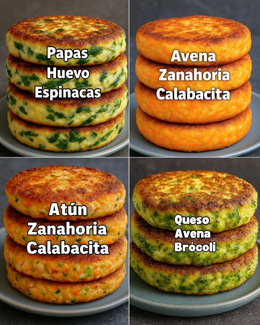 🌿🥦Ideas Saludables de Tortitas Caseras🥕🌿