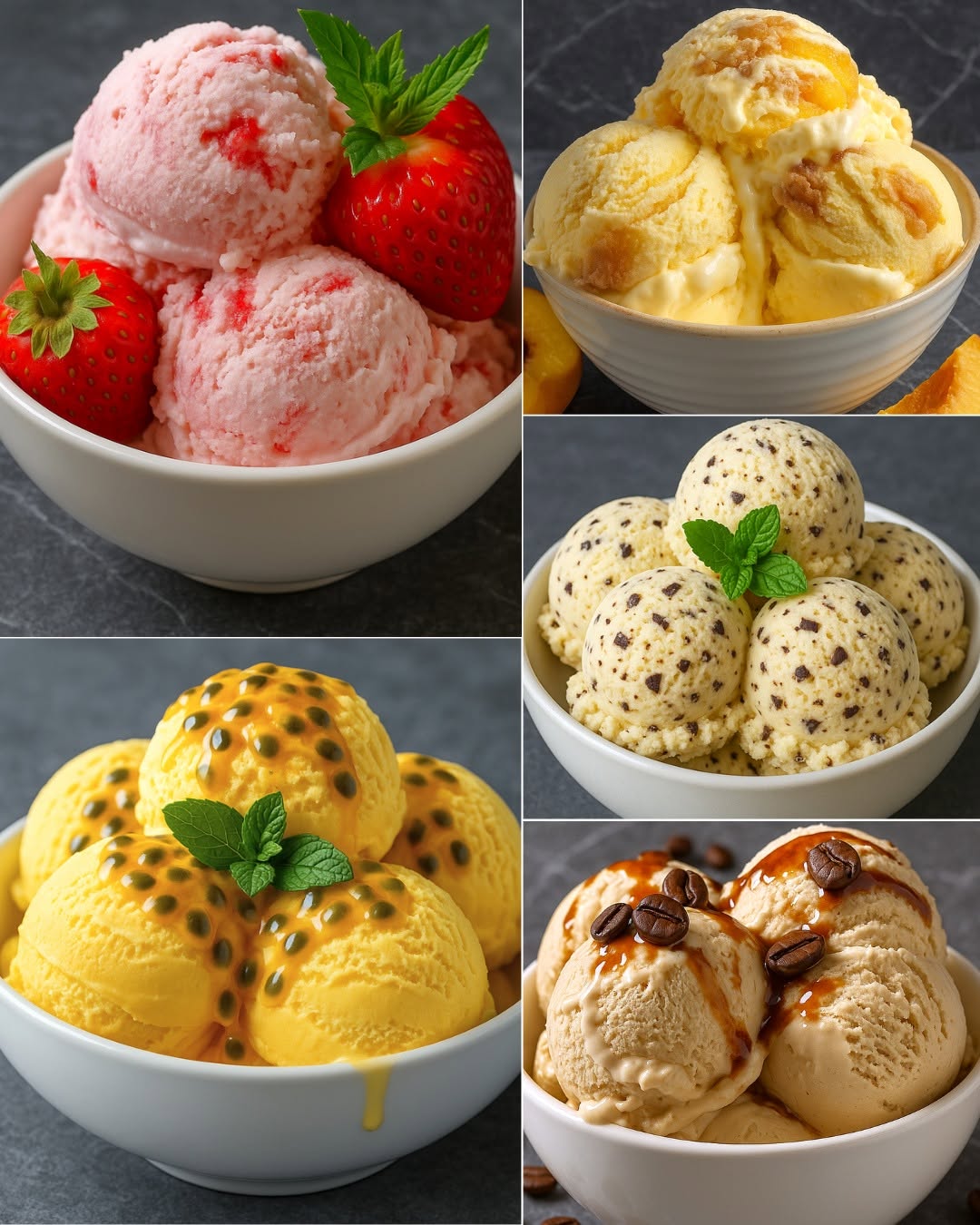 🍨 5 Recetas de Helados Cremosos hechos en Casa 🍨