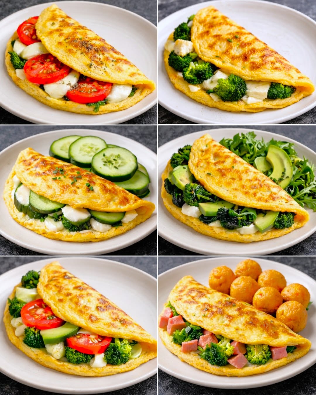 6 RECETAS FÁCILES DE OMELETTES PARA TU DIETA 😋
