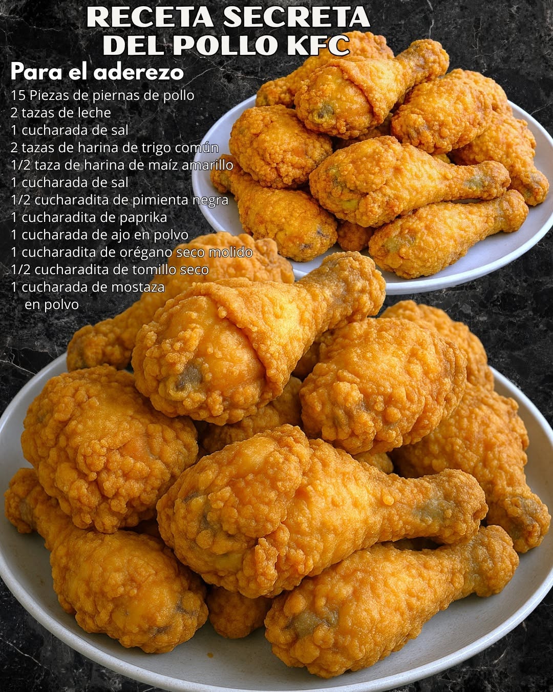 TE DEJO LA RECETA SECRETA DEL POLLO KFC 🍗