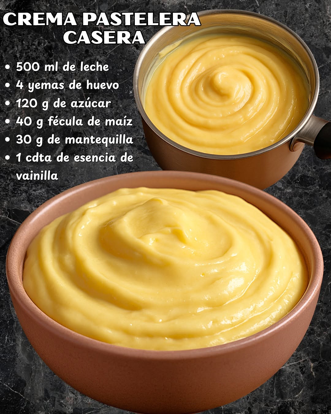 CREMA PASTELERA CASERA DE MI MAMÁ