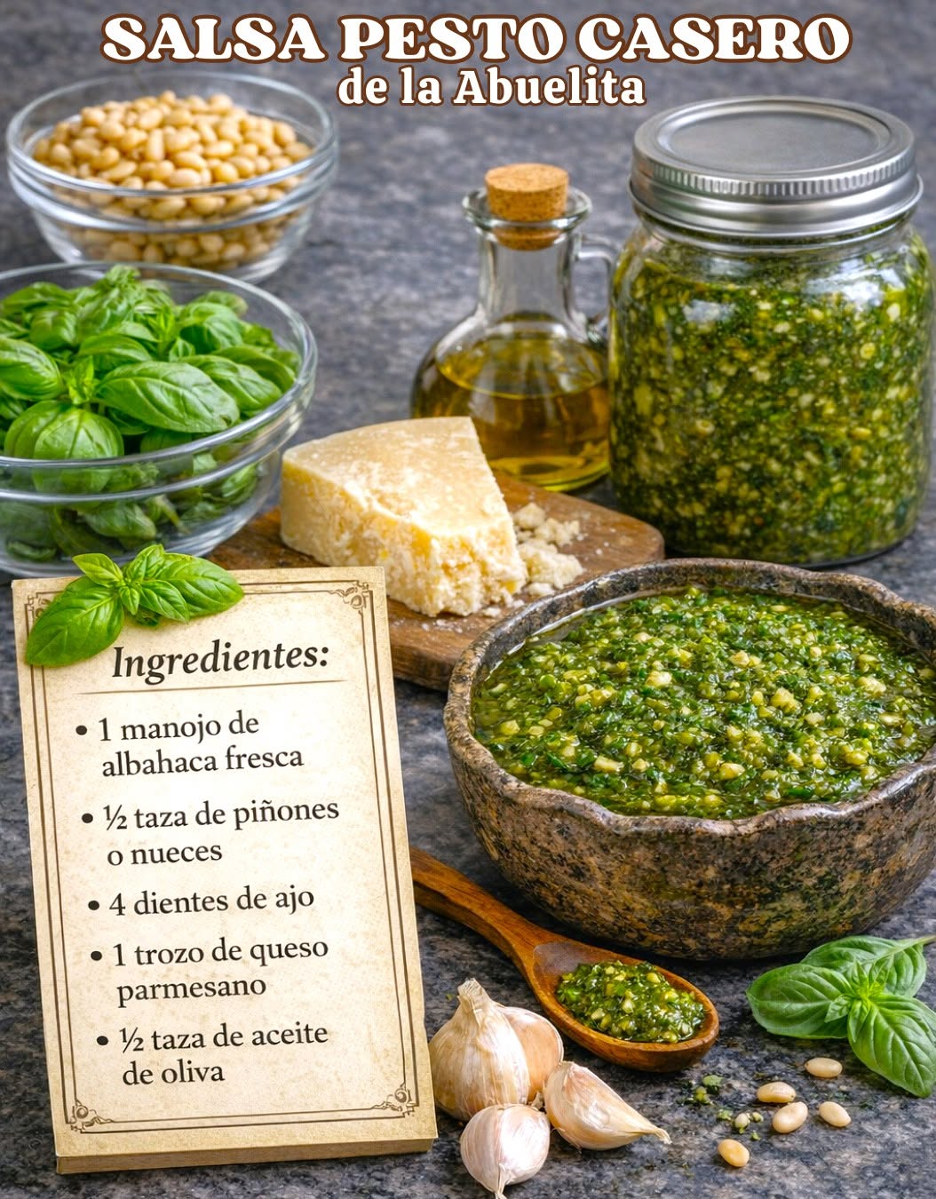 🌿 SALSA PESTO DE LA ABUELITA 🌿