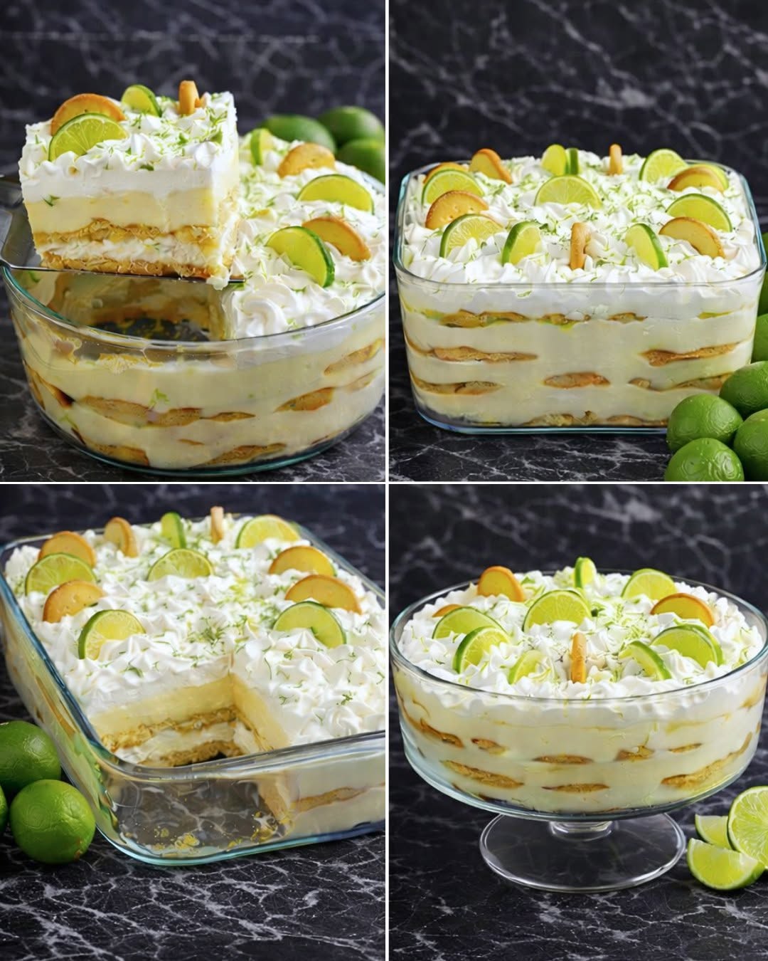 POSTRE CREMOSO DE DE LIMÓN SIN HORNO 🍋🍋