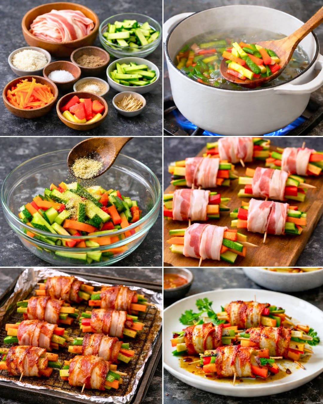 ROLLITOS DE VERDURAS Fáciles, rápidos y deliciosos