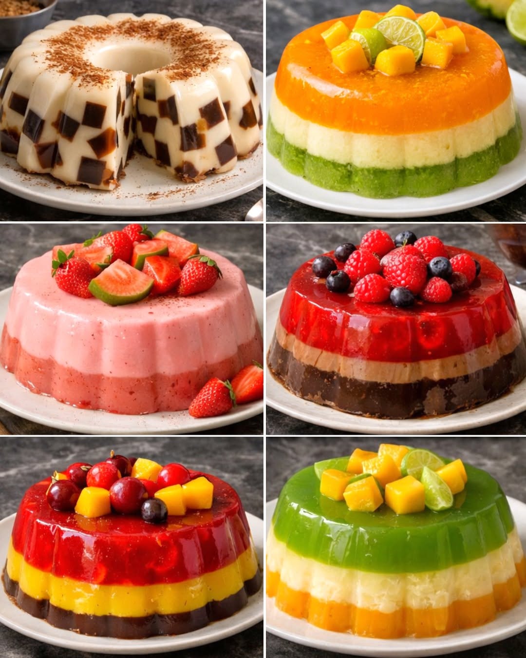 🥝🥭 🍒6 Ideas de Gelatinas Caseras y Fáciles 🍓