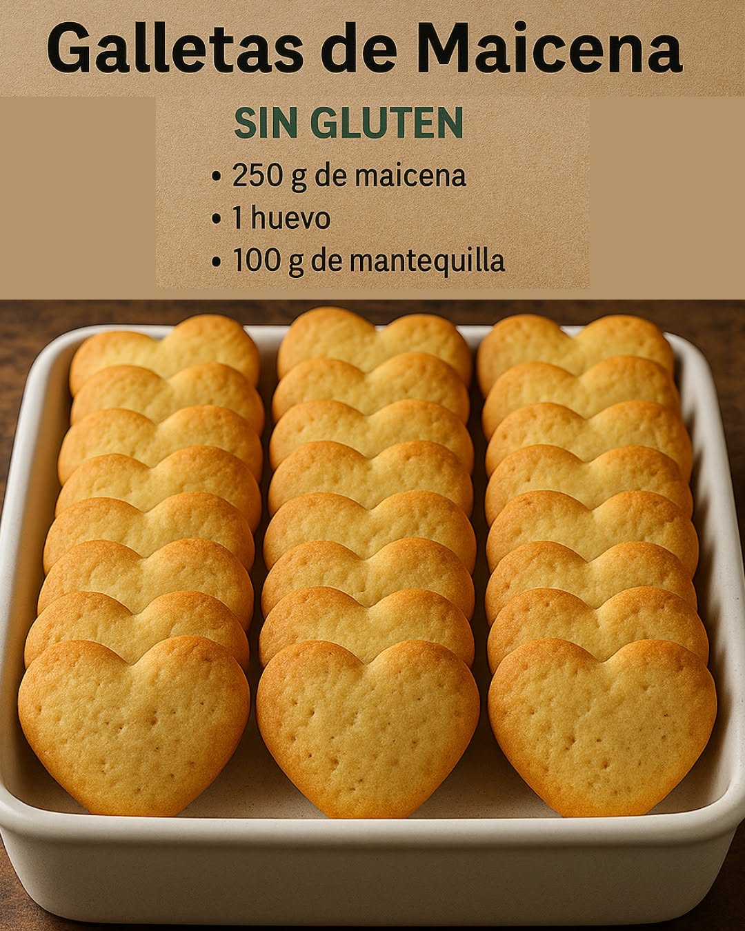 Galletas de Maicena (SIN GLUTEN)