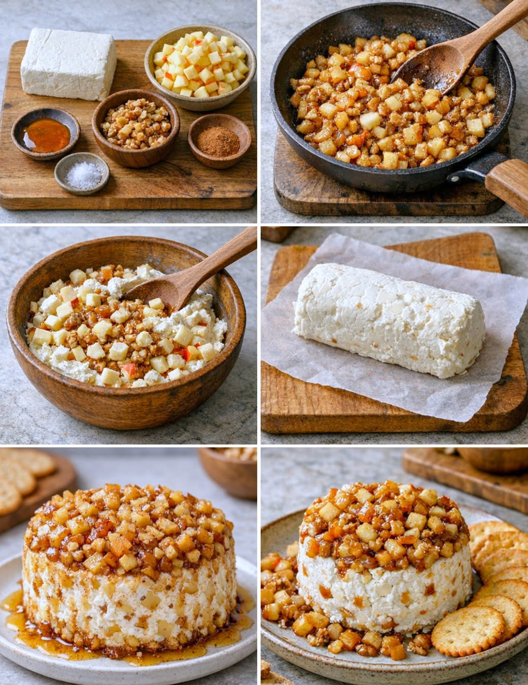 Queso botanero de Manzana, Nuez y Canela es una Delicia