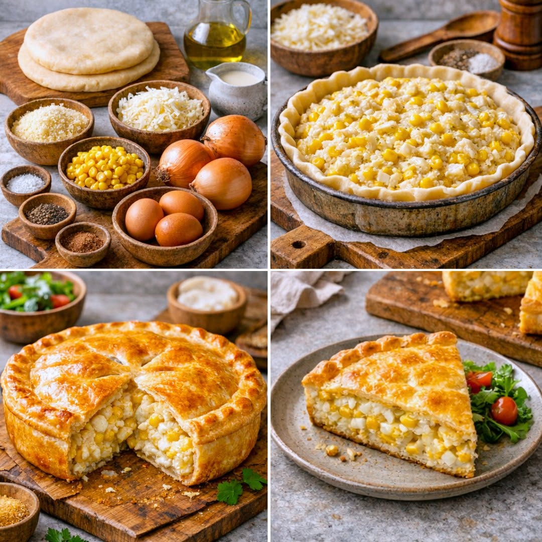 TARTA DE ELOTE Y QUESO DE LA ABUELA 🧀🌽🥚