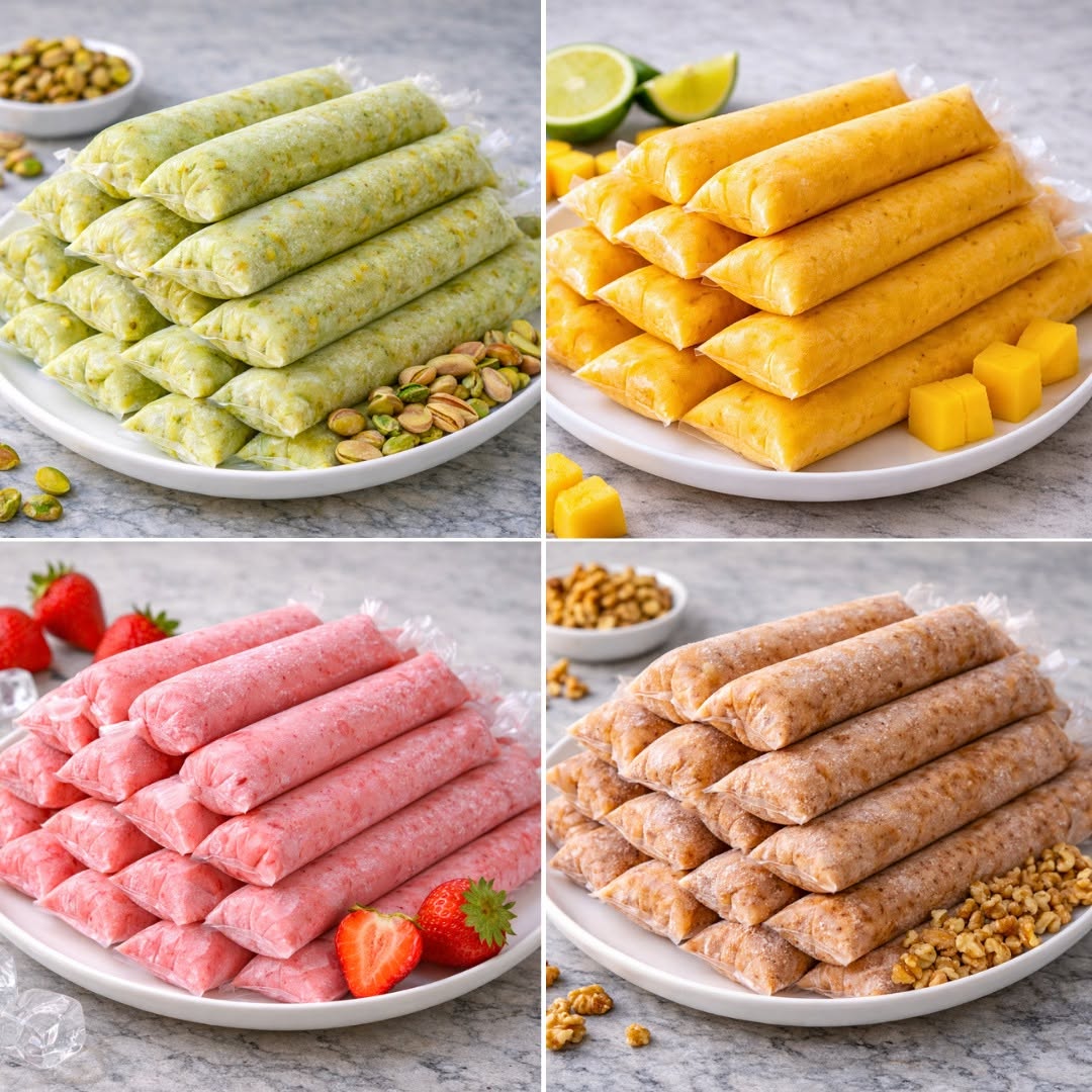 4 Recetas de Hielitos Cremosos y  Irresistibles 