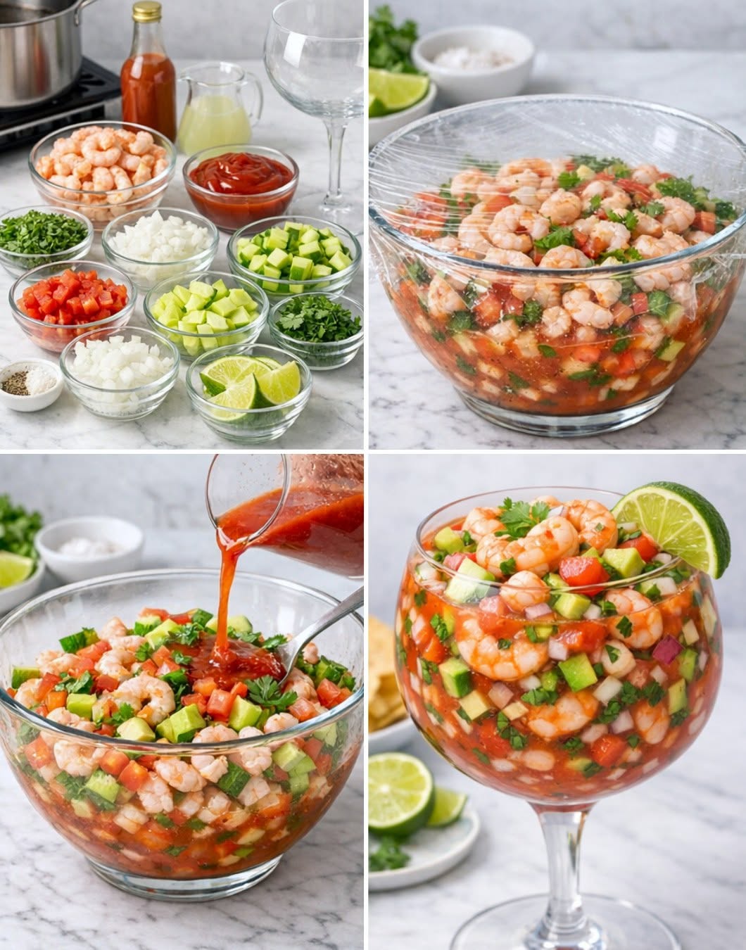 Cóctel de Camarón hecho por Mamá 🥑🍅🍤