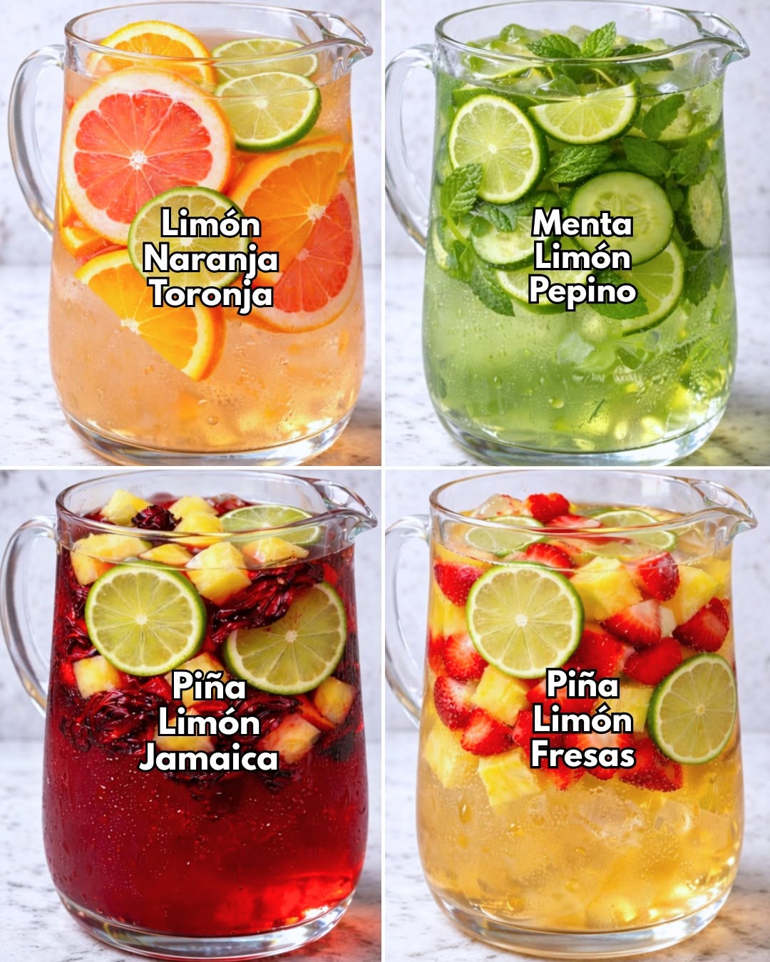 Ideas de Aguas Frescas Deliciosas para la Cuaresma 🍋🍓