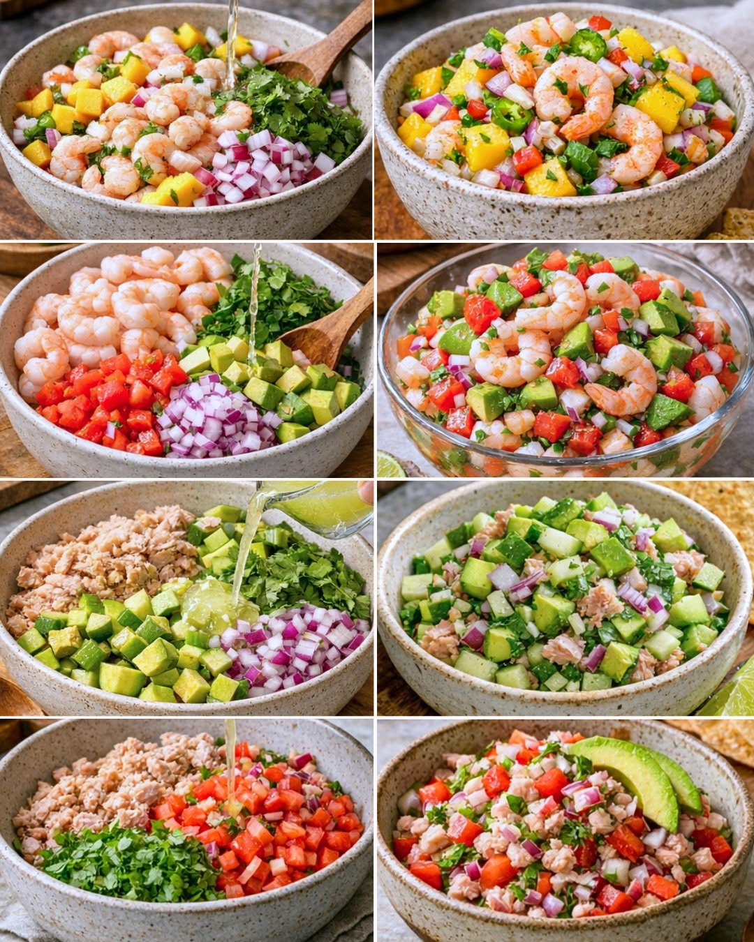 🍤🥑🌿Ideas de Ceviches para la Cuaresma🥭🍤