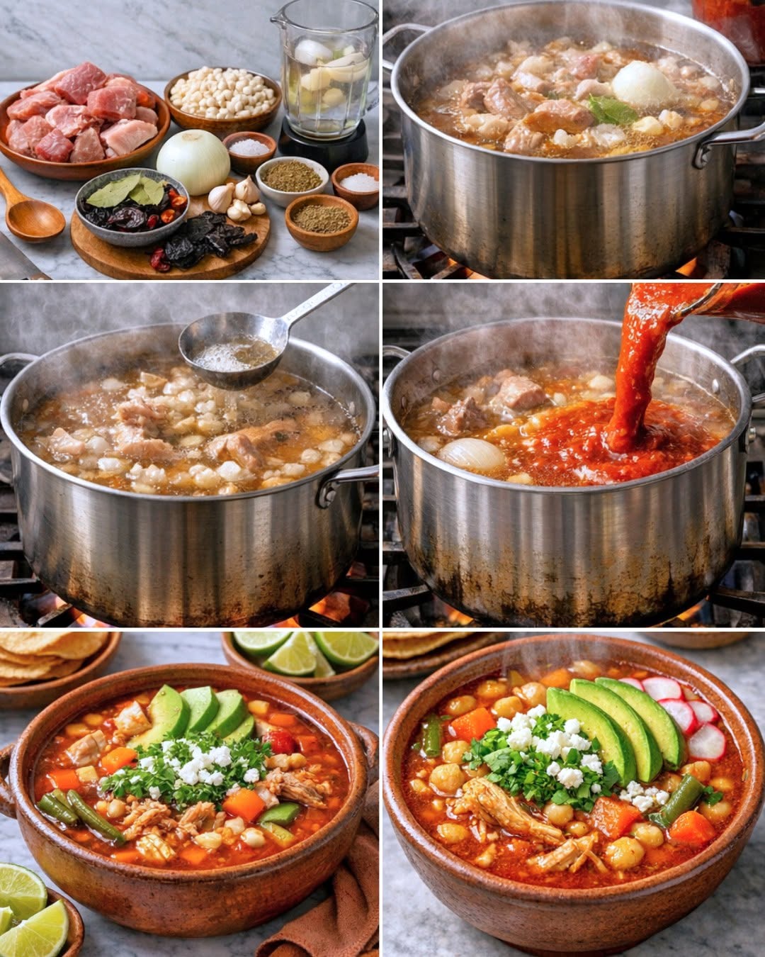 Pozole Rojo de la Abuela para 25 Personas