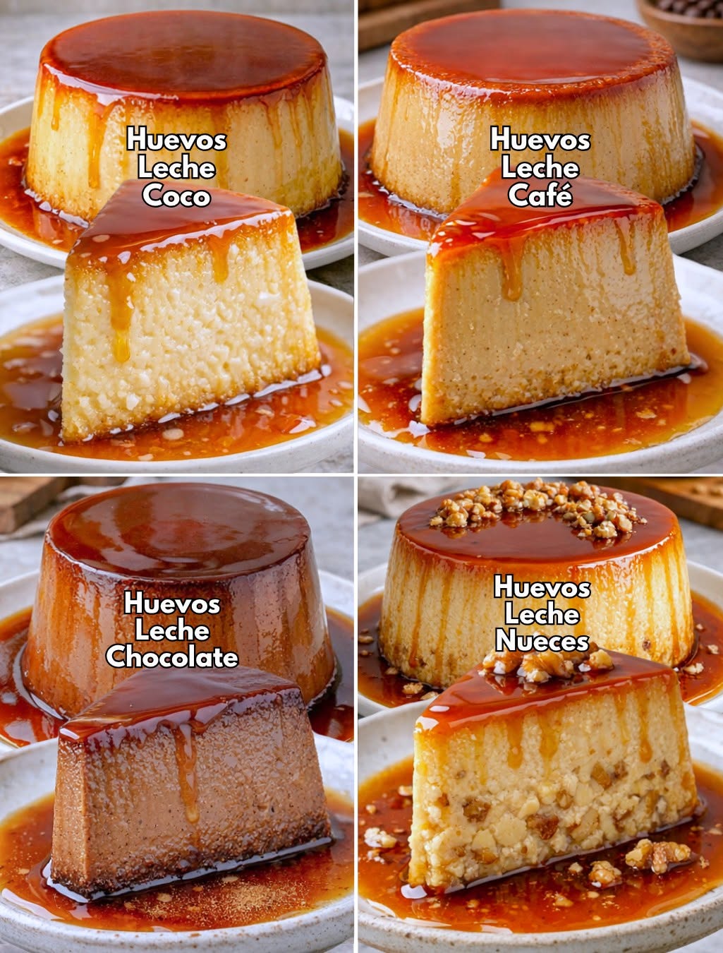 4 recetas de flan fáciles y económicas hechas en casa