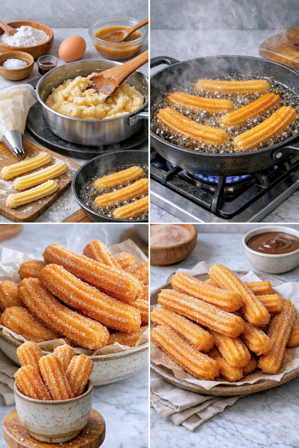 ESTA ES LA MASA RENDIDORA PARA CHURROS CROCANTES 