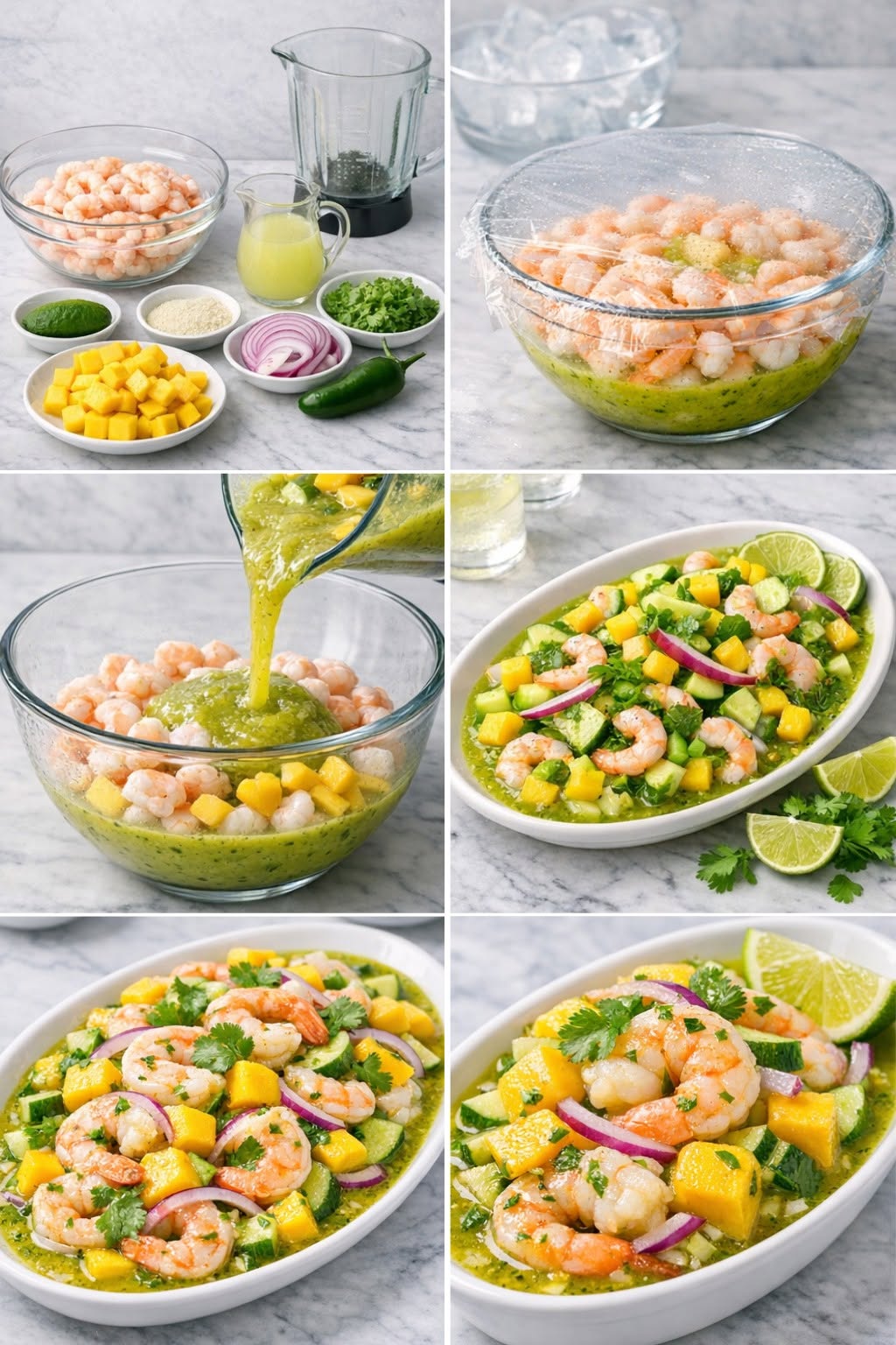 🥭🍤 AGUACHILE DE CAMARÓN CON MANGO SÚPER DELICIOSO 🌿🥭