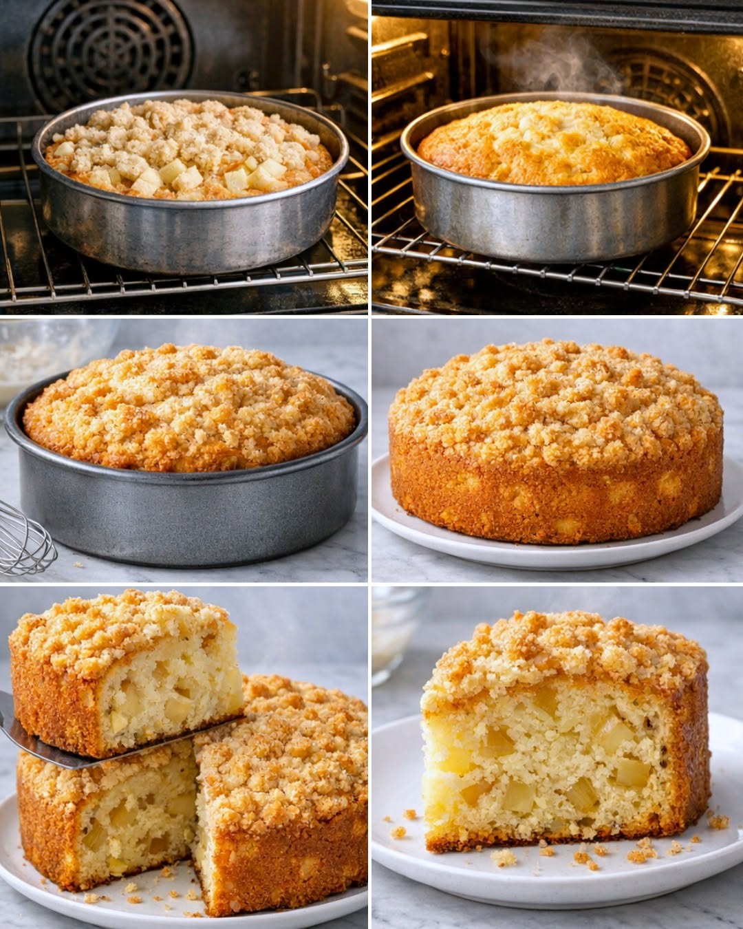 No necesitas ir a la pastelería para disfrutar este pastel Crujiente hecho en casa