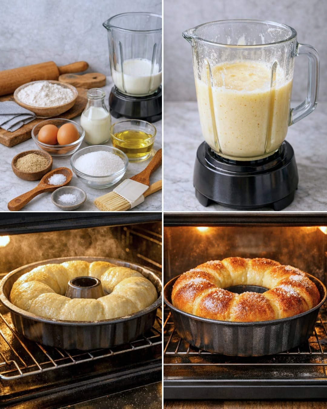 ROSCA DULCE EN LICUADORA