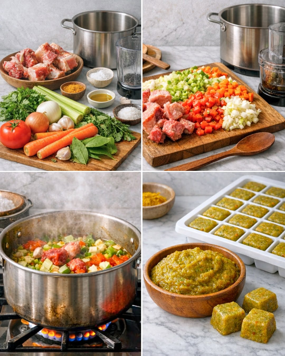No compres mas Cubitos hazlo caseros y saludables 🥕🫑🥬🧄