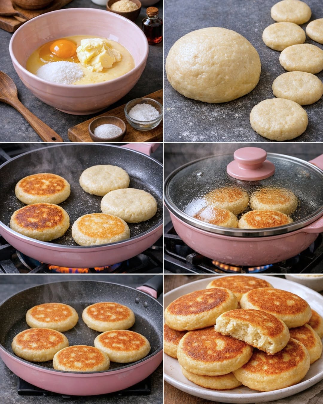 Gorditas Esponjosas de Leche Condensada