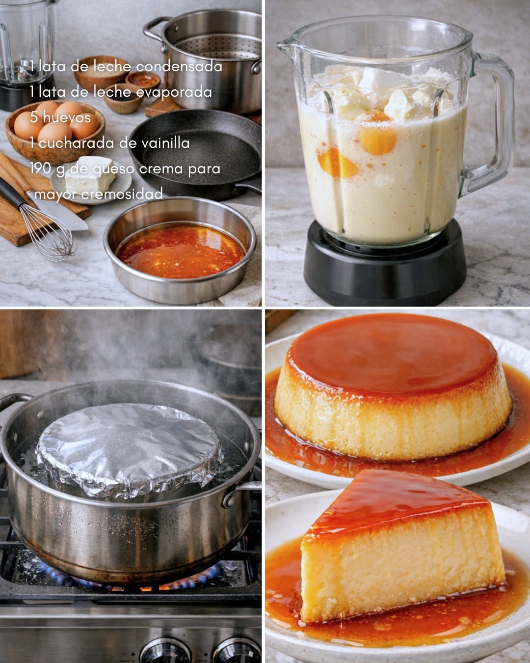 FLAN NAPOLITANO CREMOSO Y FÁCIL🍮